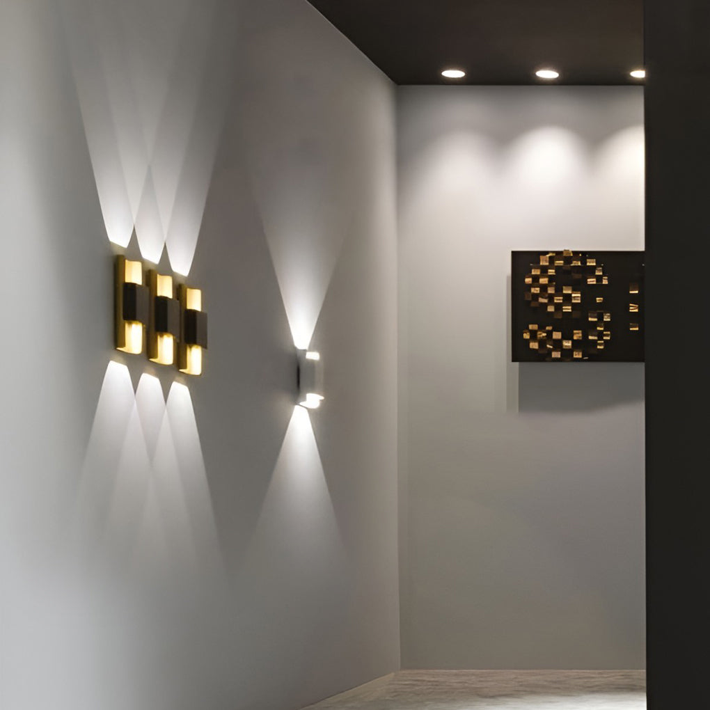 LED Up and Down Lights COB Waterproof Metal Modern Outdoor Wall Lamps - Lamp Outdoor