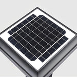 Creative Square LED Waterproof Black Retro Solar Fence Post Lights - Lamp Outdoor