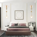 Phira Luxury Double-head Golden Scabbard Wall Lamp - Lamp Outdoor