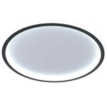 Quasso Flush Mount Ceiling Light Modern LED Round - Lamp Outdoor