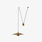 Pyra Minimalist Metal Pendant Light, Gold - Lamp Outdoor