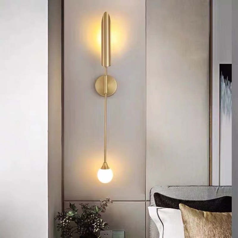 Phira Luxury Double-head Golden Scabbard Wall Lamp - Lamp Outdoor