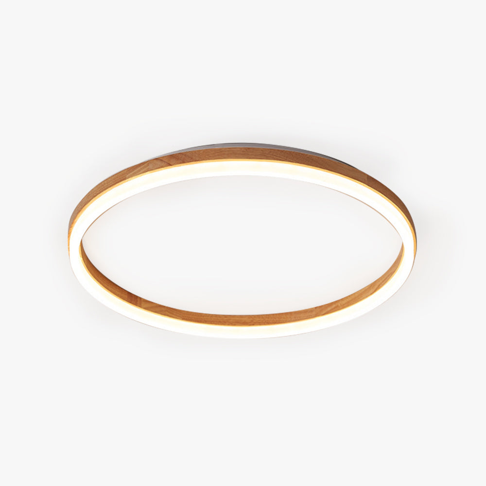 Tomo Flush Mount Ceiling Light Wood - Lamp Outdoor