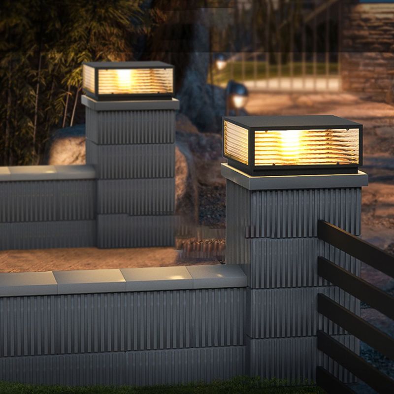 Vetra Vintage Metal LED Outdoor Light Post - Lamp Outdoor