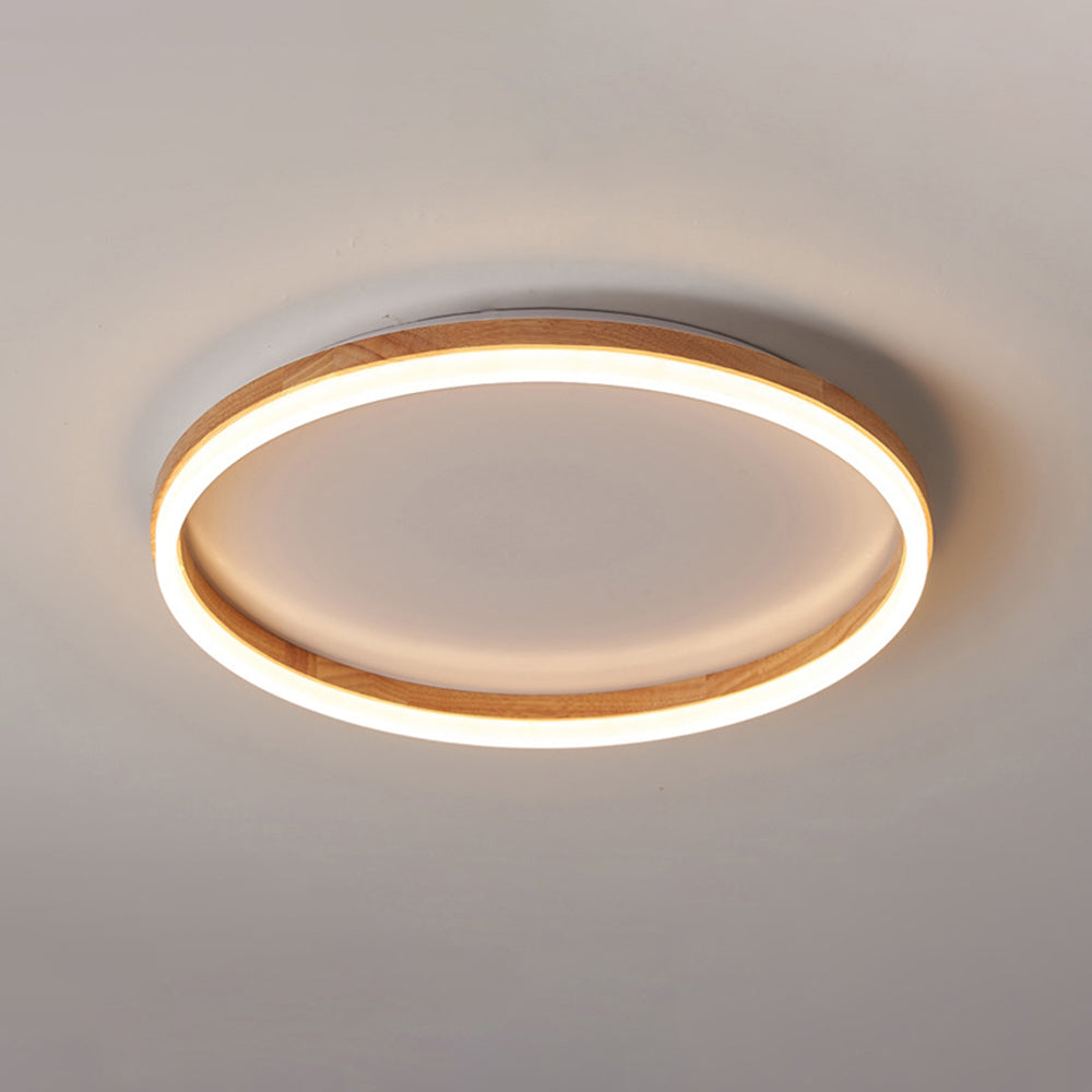 Tomo Flush Mount Ceiling Light Wood - Lamp Outdoor
