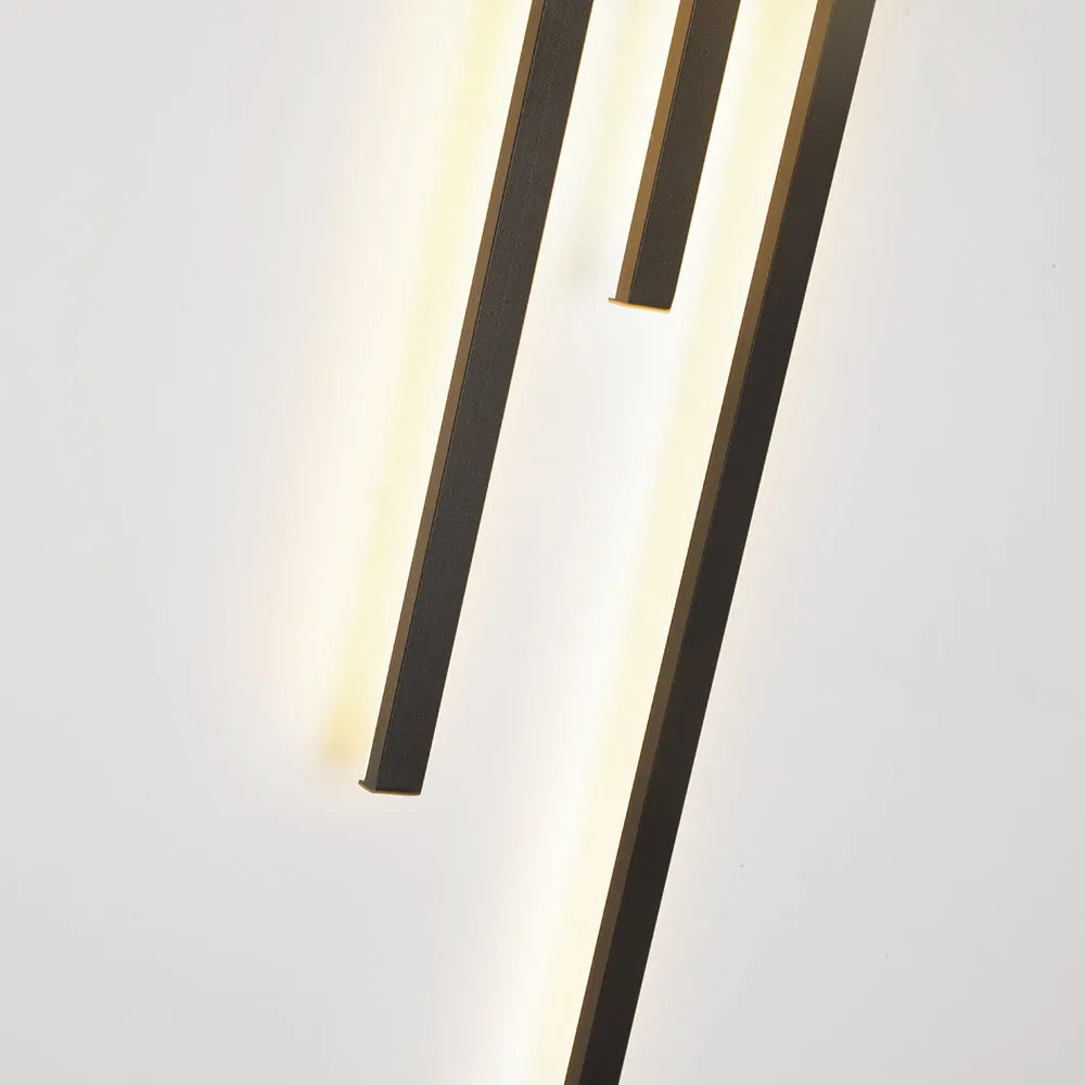 Saela Modern Linear 2 Colour Metal Wall Lamp - Lamp Outdoor