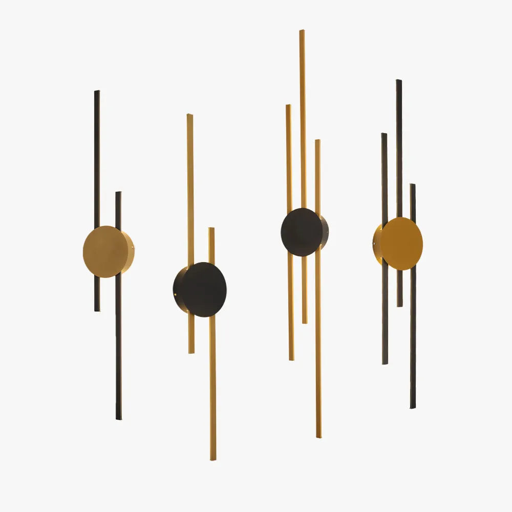 Saela Modern Linear 2 Colour Metal Wall Lamp - Lamp Outdoor