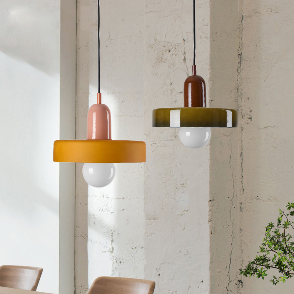 Jess Vintage Glass Pendant Light - Lamp Outdoor