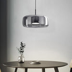 June Morden Glass Pendant Light Clear/Smoky/Amber - Lamp Outdoor