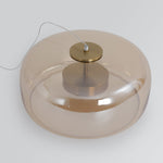 June Morden Glass Pendant Light Clear/Smoky/Amber - Lamp Outdoor
