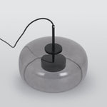 June Morden Glass Pendant Light Clear/Smoky/Amber - Lamp Outdoor