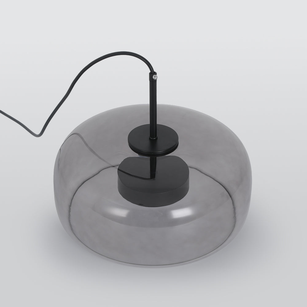 June Morden Glass Pendant Light Clear/Smoky/Amber - Lamp Outdoor