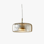 June Morden Glass Pendant Light Clear/Smoky/Amber - Lamp Outdoor