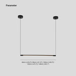 Zynar Minimalist Linear Pendant Light, Black - Lamp Outdoor