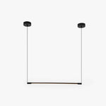 Zynar Minimalist Linear Pendant Light, Black - Lamp Outdoor