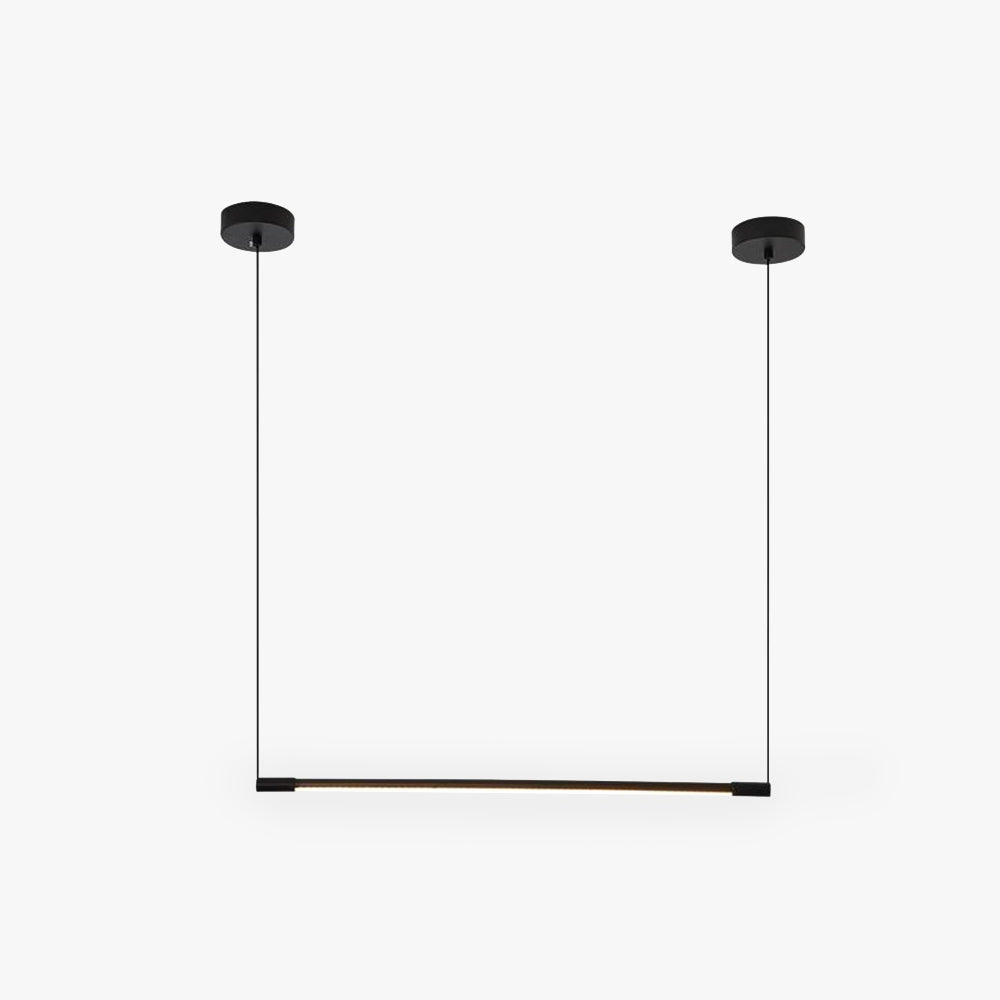 Zynar Minimalist Linear Pendant Light, Black - Lamp Outdoor