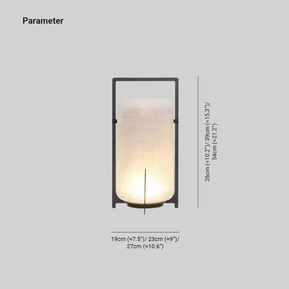 Ray Minimalist Cylinder Glass Acrylic Outdoor Floor Lamp - Lamp Outdoor
