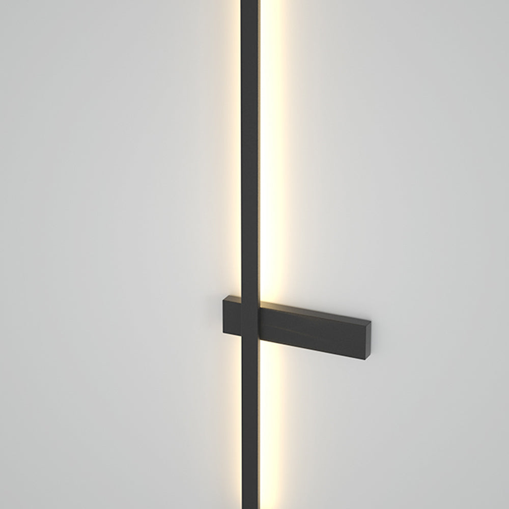 Arisha Minimalist Duo-Linear Metal Outdoor Wall Lamp - Lamp Outdoor