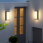 Ray Modern Minimalist Rectangular Metal Outdoor Wall Lamp - Lamp Outdoor