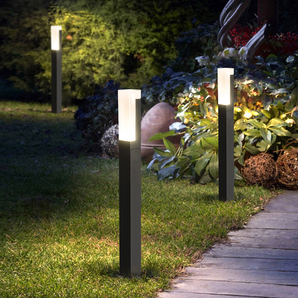 Ray Modern Metal Solar Outdoor Path Light - Lamp Outdoor