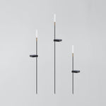 Ray Modern Metal Reed Solar Outdoor Post Light - Lamp Outdoor