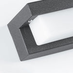 Ray Modern Rectangular Metal Acrylic Outdoor Solar Wall Lamp - Lamp Outdoor