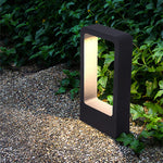 Ray Modern Metal Hollow Rectangle Outdoor Path Light - Lamp Outdoor