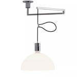 Lyshae Modern Minimalist Nordic Glass Metal Pendant Light - Lamp Outdoor