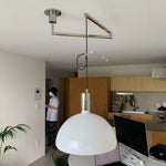 Lyshae Modern Minimalist Nordic Glass Metal Pendant Light - Lamp Outdoor