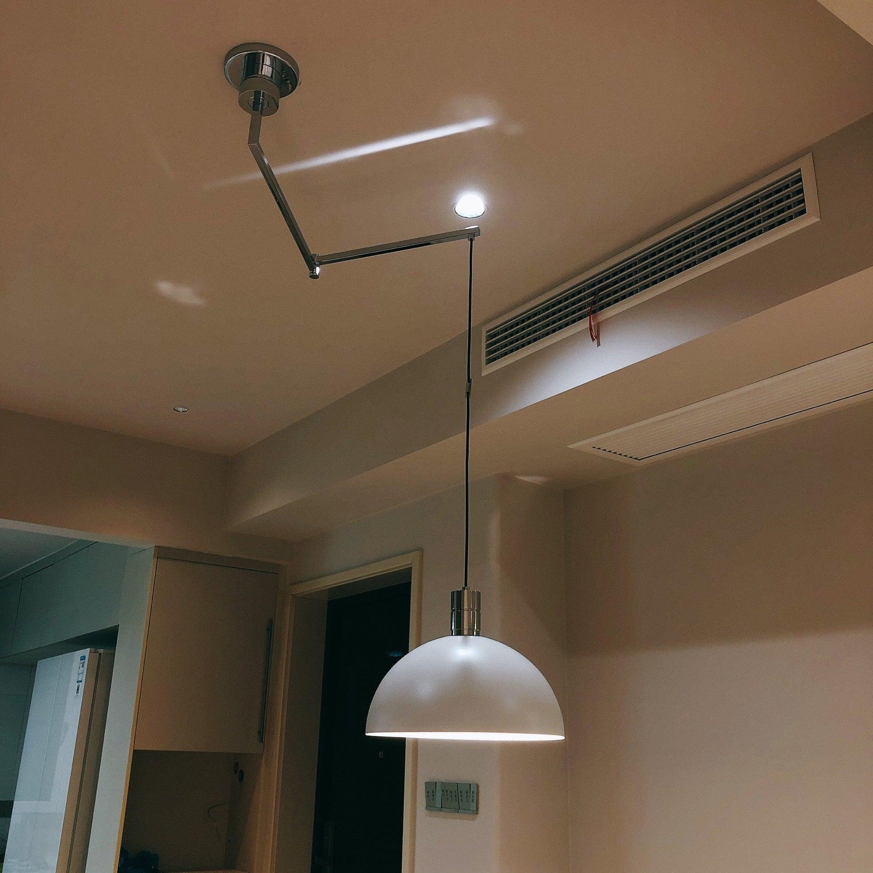 Lyshae Modern Minimalist Nordic Glass Metal Pendant Light - Lamp Outdoor