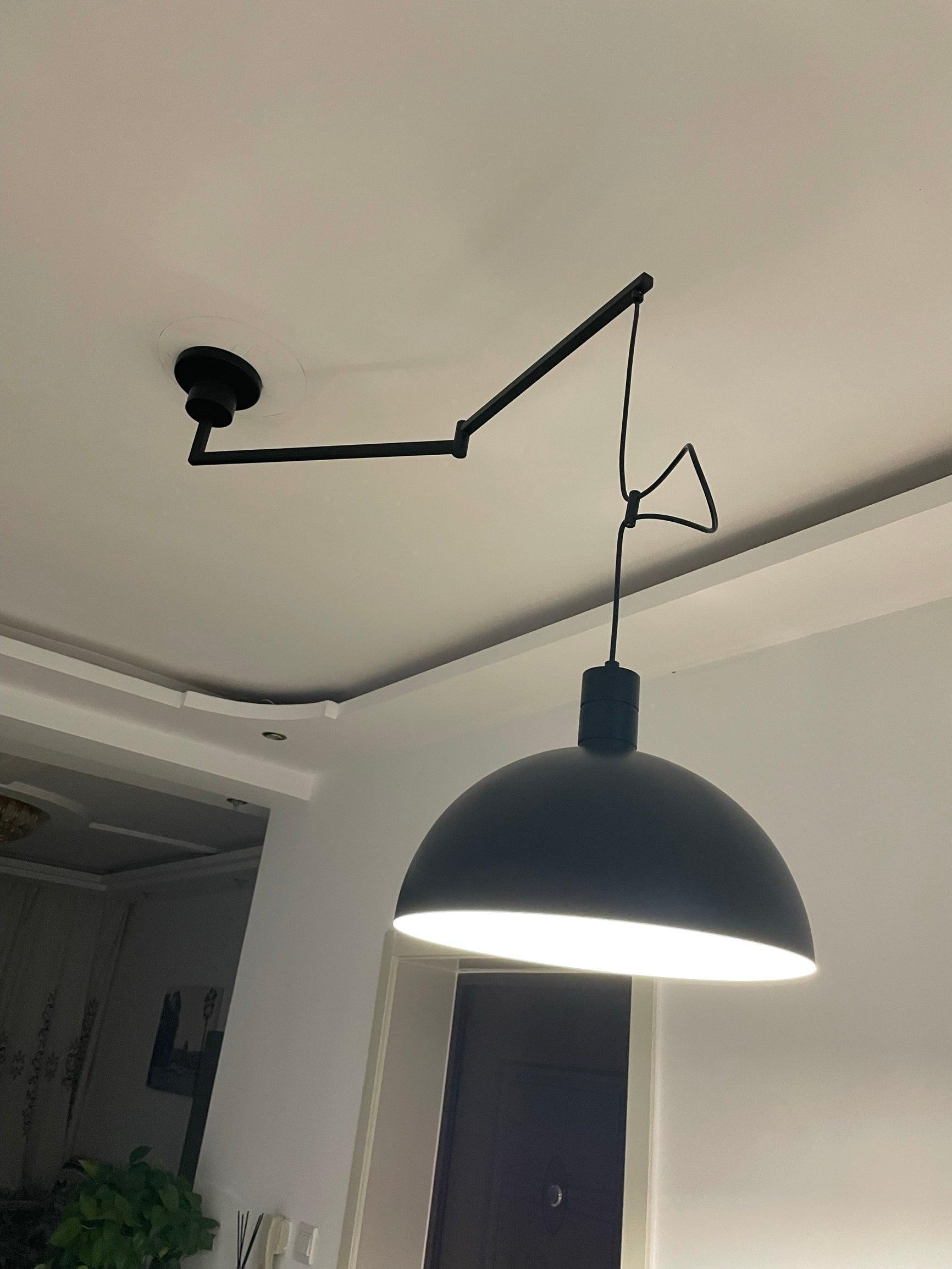 Lyshae Modern Minimalist Nordic Glass Metal Pendant Light - Lamp Outdoor