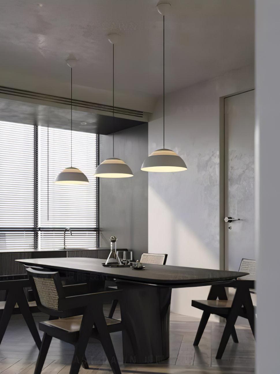 Gideon Minimalist Metal Pendant Light - Lamp Outdoor