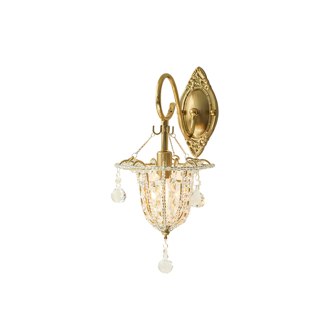 Acento Vintage Glass Wall Light