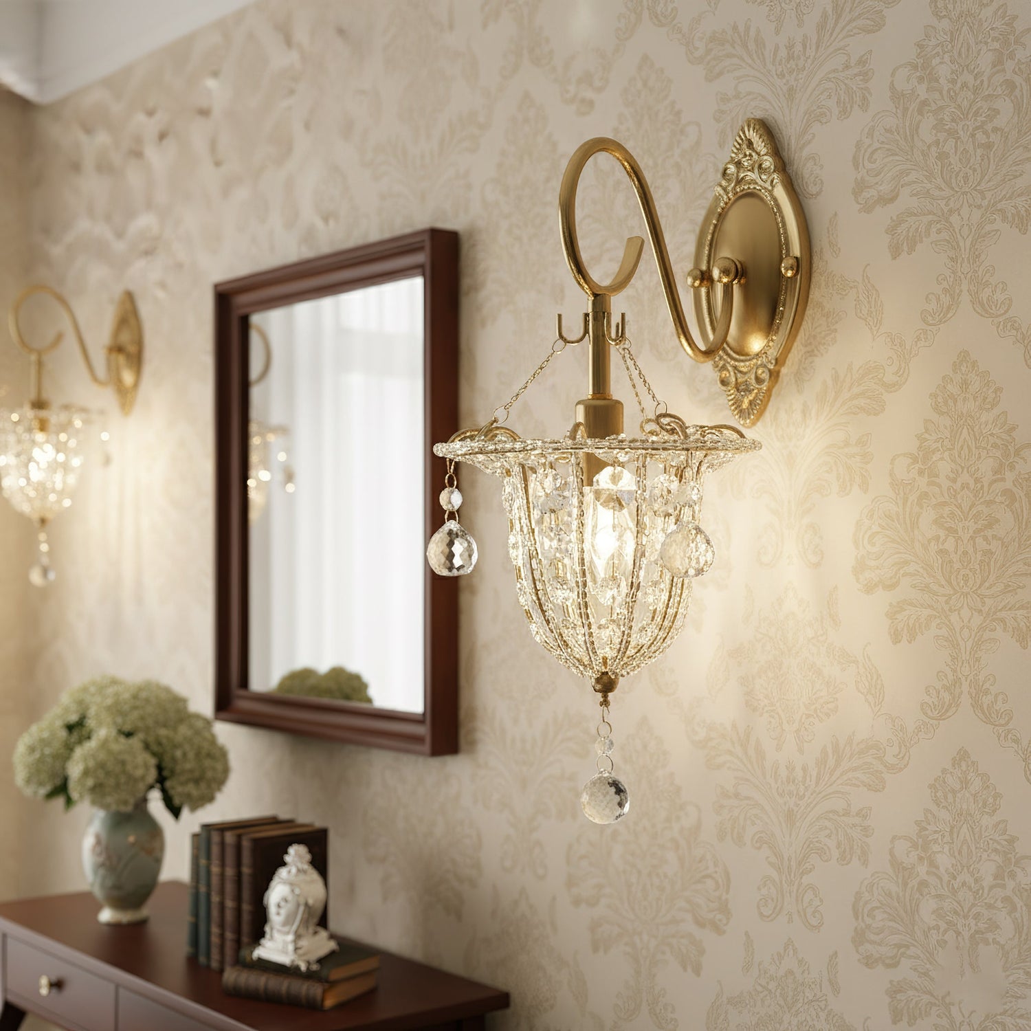 Acento Vintage Glass Wall Light