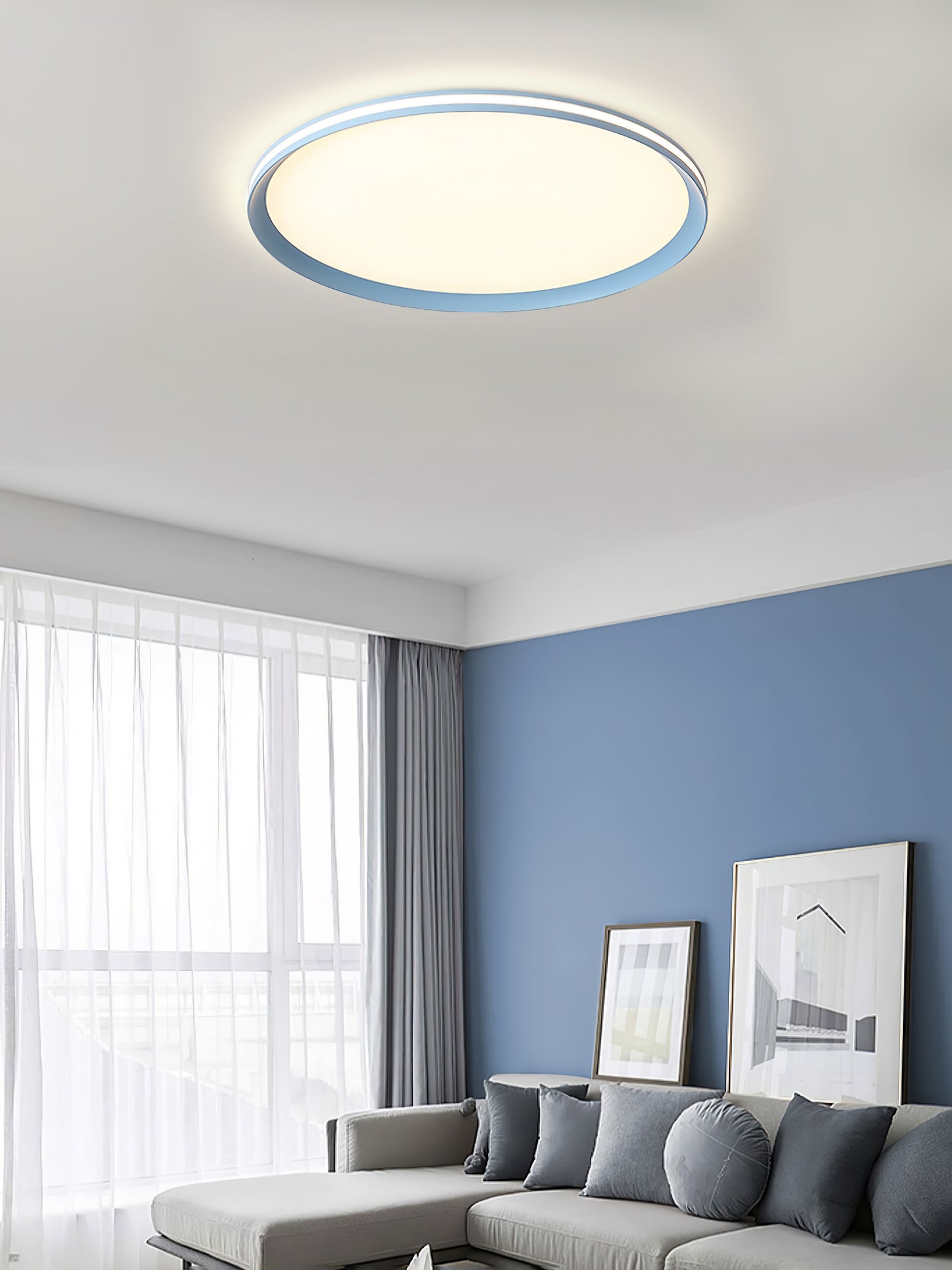 Acrylic Circular LED Ceiling Light - Lamp Outdoor
