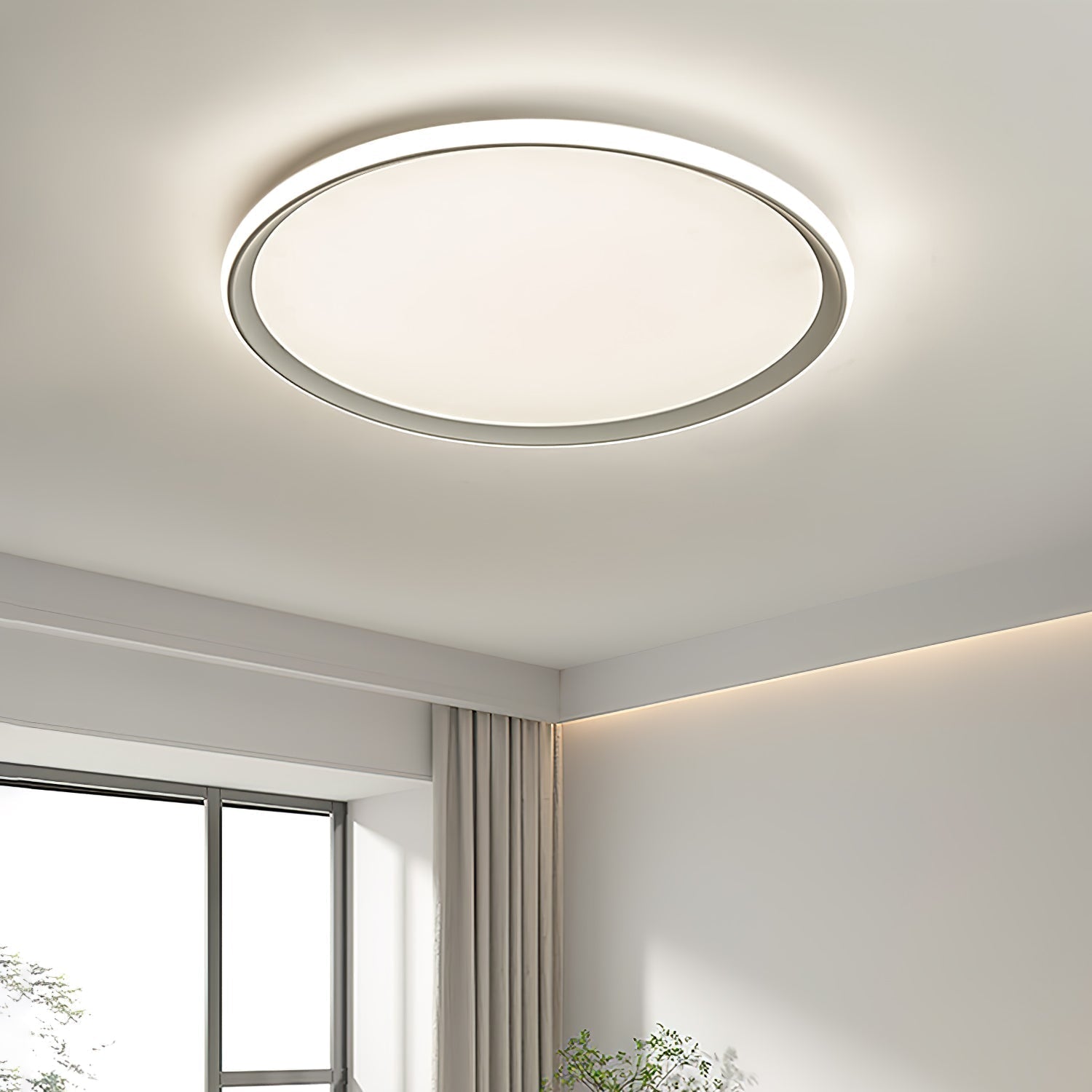 Acrylic Circular LED Ceiling Light - Lamp Outdoor