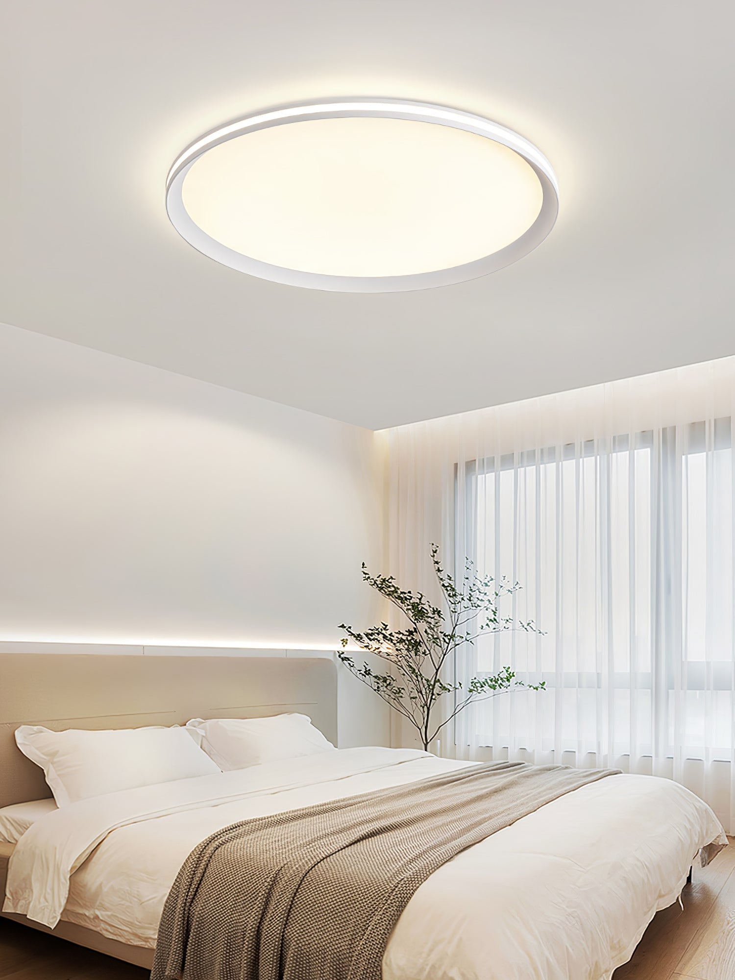 Acrylic Circular LED Ceiling Light - Lamp Outdoor