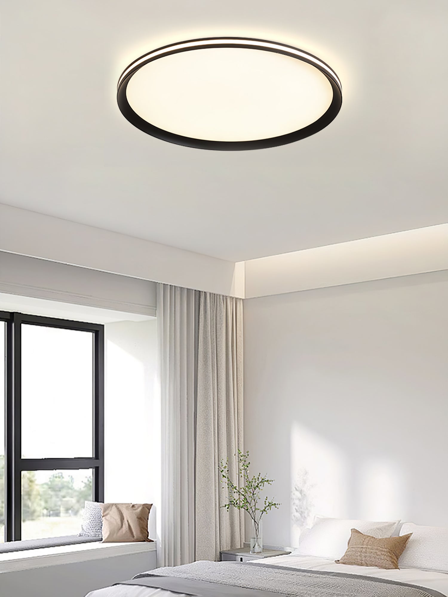 Acrylic Circular LED Ceiling Light - Lamp Outdoor