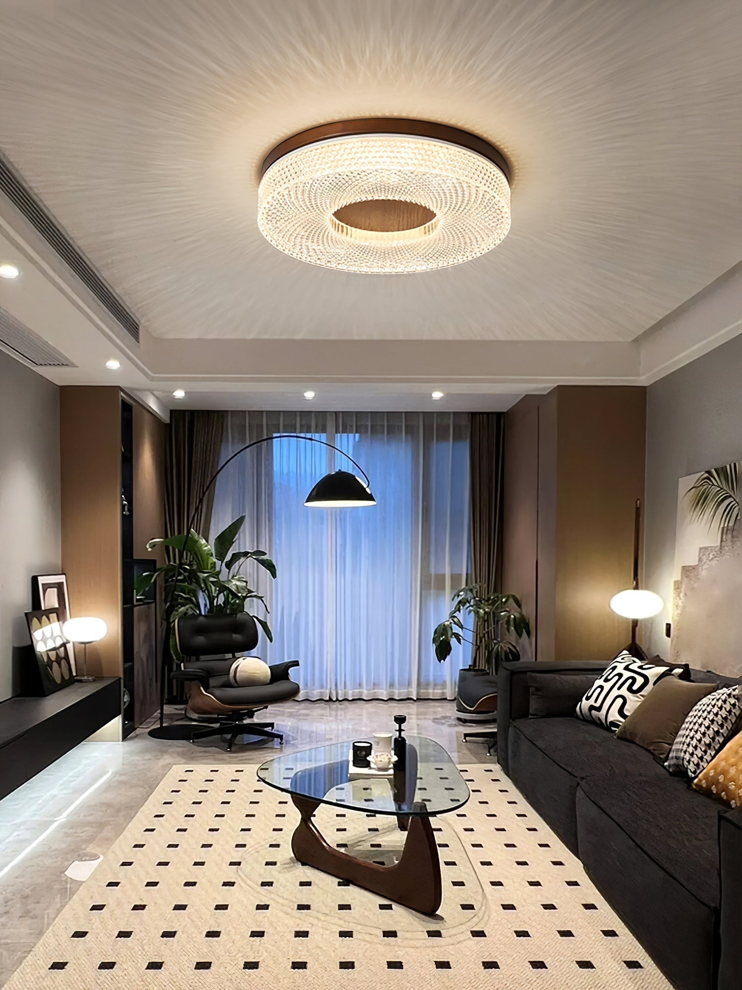 Acrylic Halo Round Ceiling Light - Lamp Outdoor
