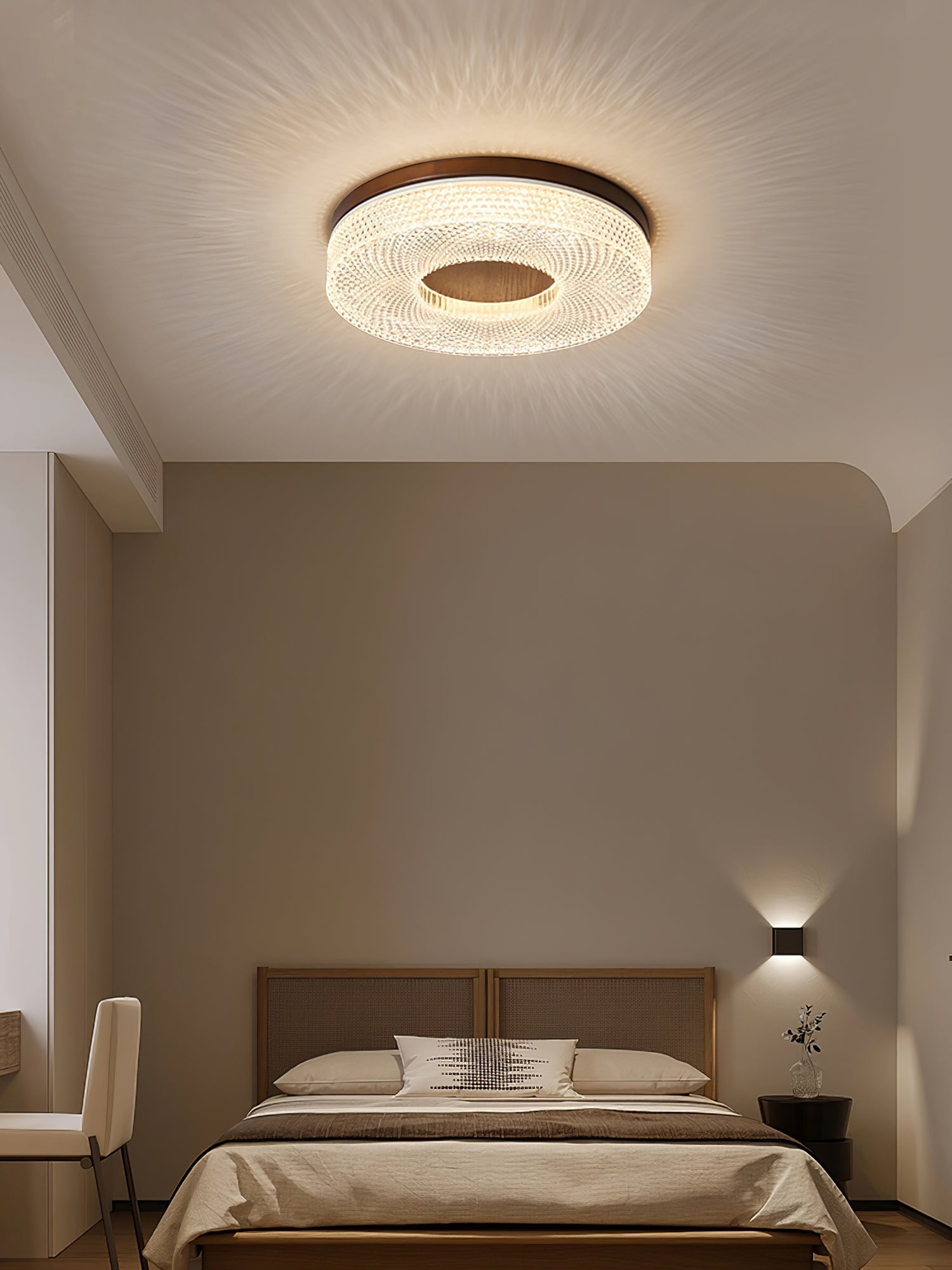 Acrylic Halo Round Ceiling Light - Lamp Outdoor