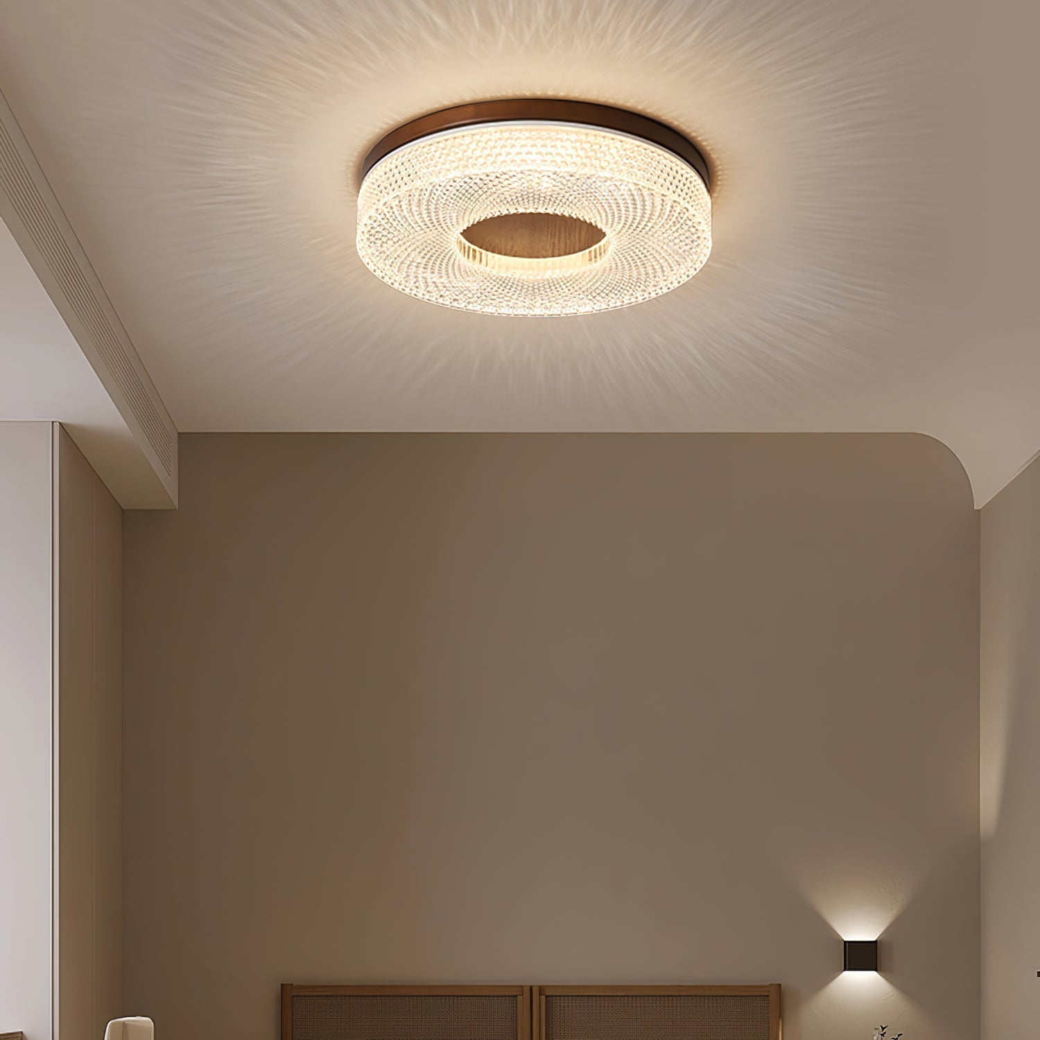 Acrylic Halo Round Ceiling Light - Lamp Outdoor