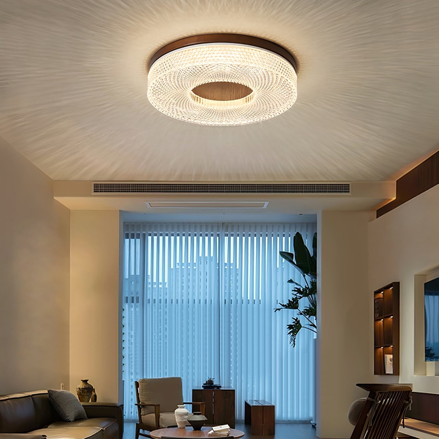 Acrylic Halo Round Ceiling Light - Lamp Outdoor