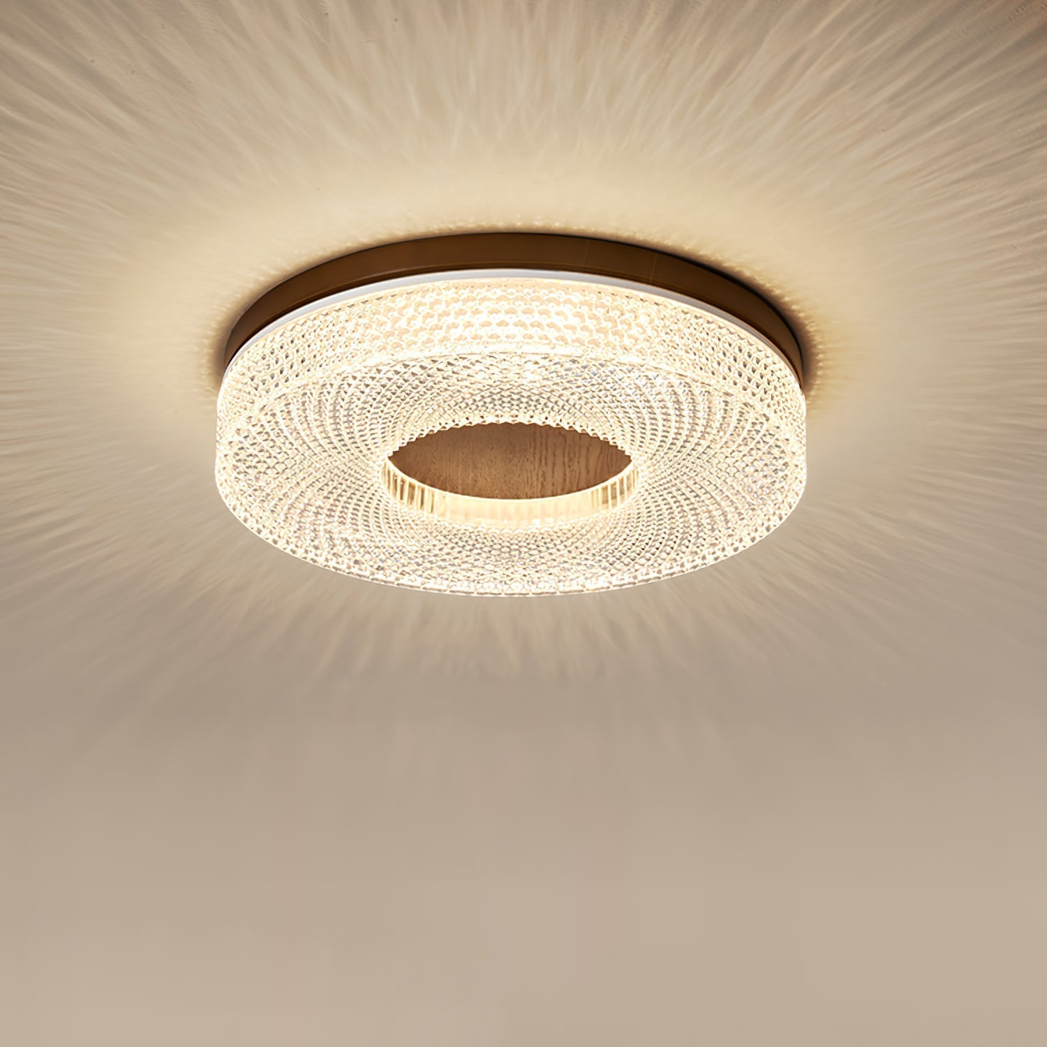 Acrylic Halo Round Ceiling Light - Lamp Outdoor