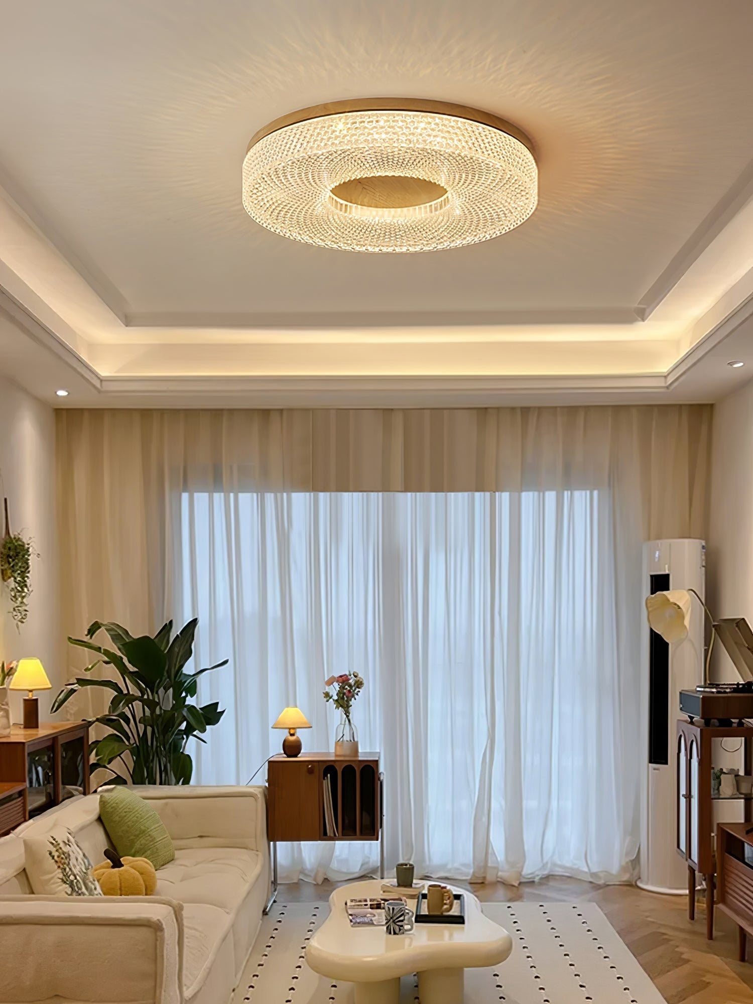 Acrylic Halo Round Ceiling Light - Lamp Outdoor