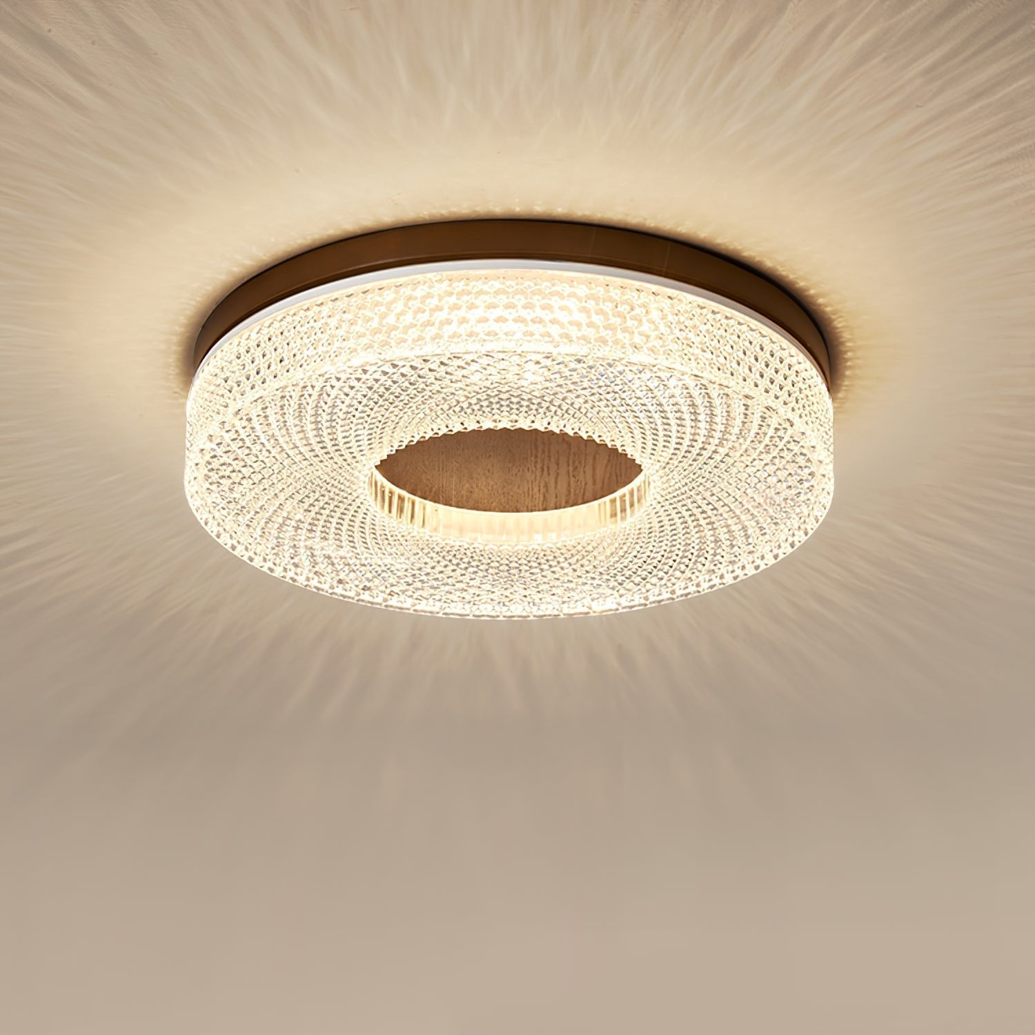 Acrylic Halo Round Ceiling Light - Lamp Outdoor