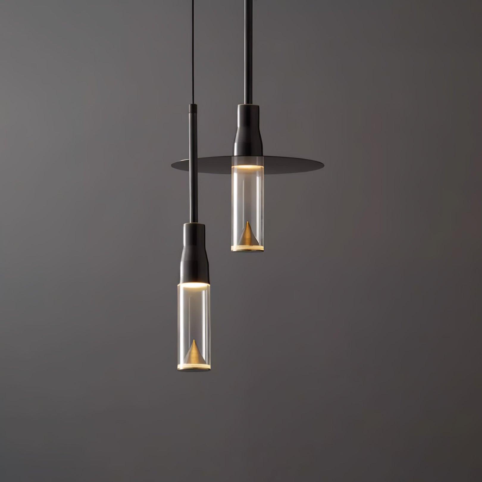 Acrylic Hat Plate Pendant Light - Lamp Outdoor