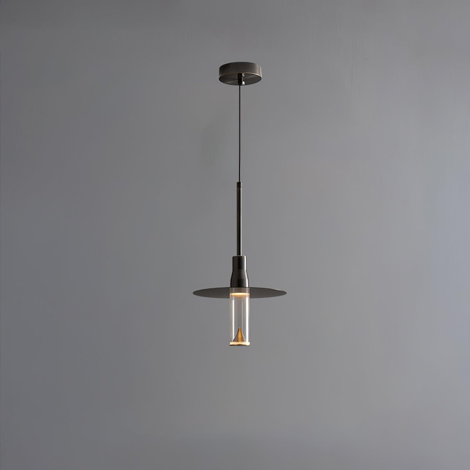 Acrylic Hat Plate Pendant Light - Lamp Outdoor