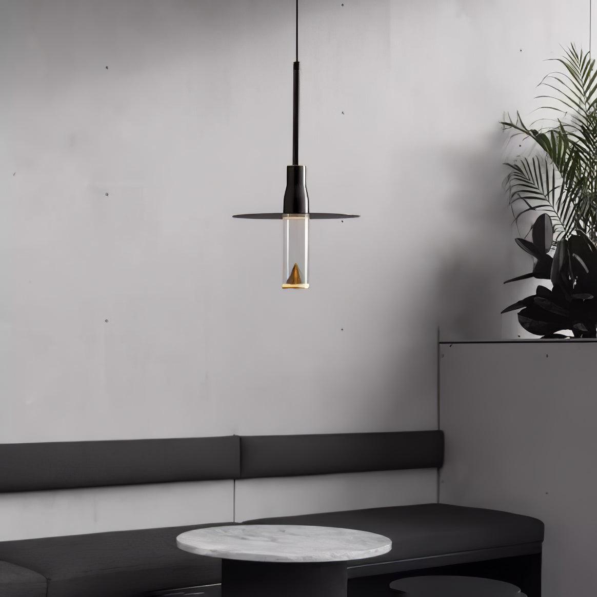 Acrylic Hat Plate Pendant Light - Lamp Outdoor