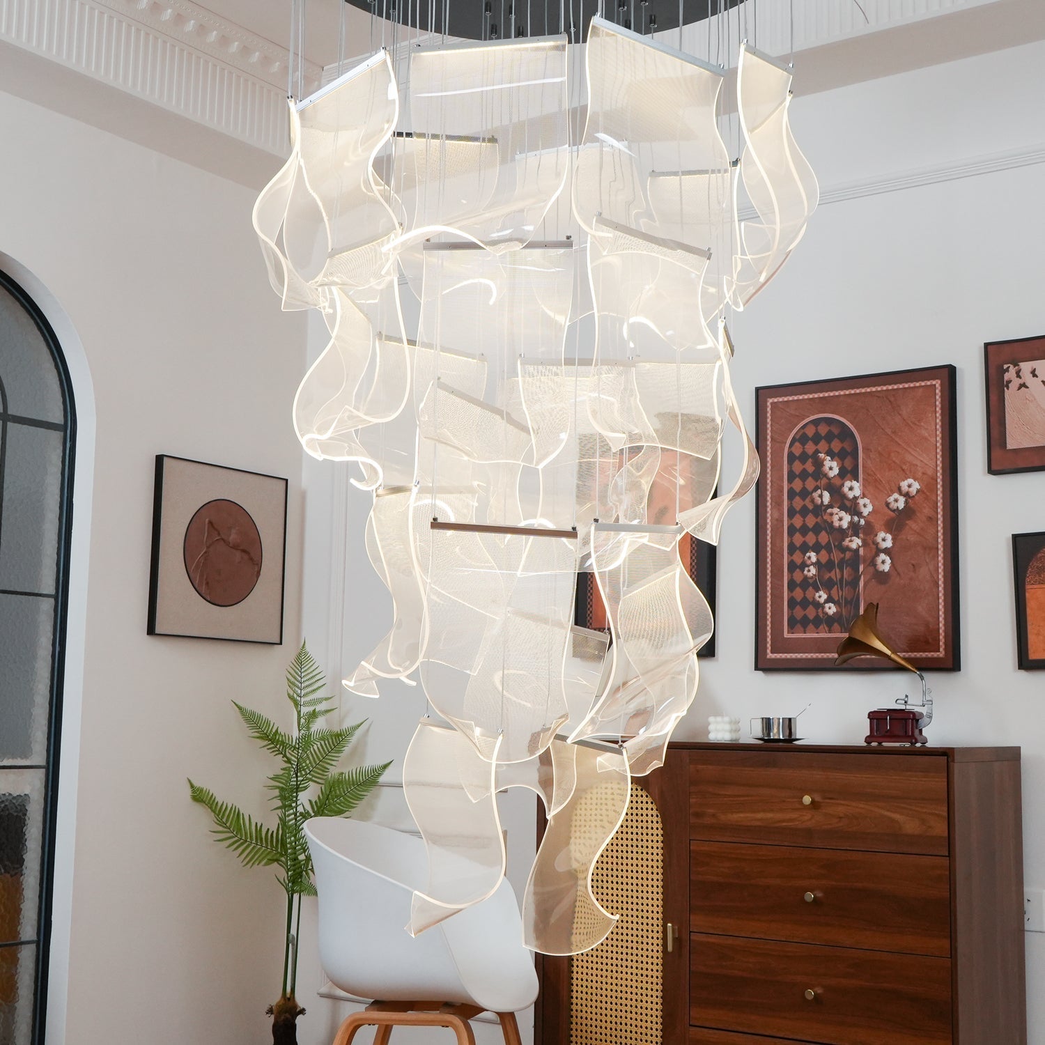 Acrylic LED Chandelier - Lamp Outdoor