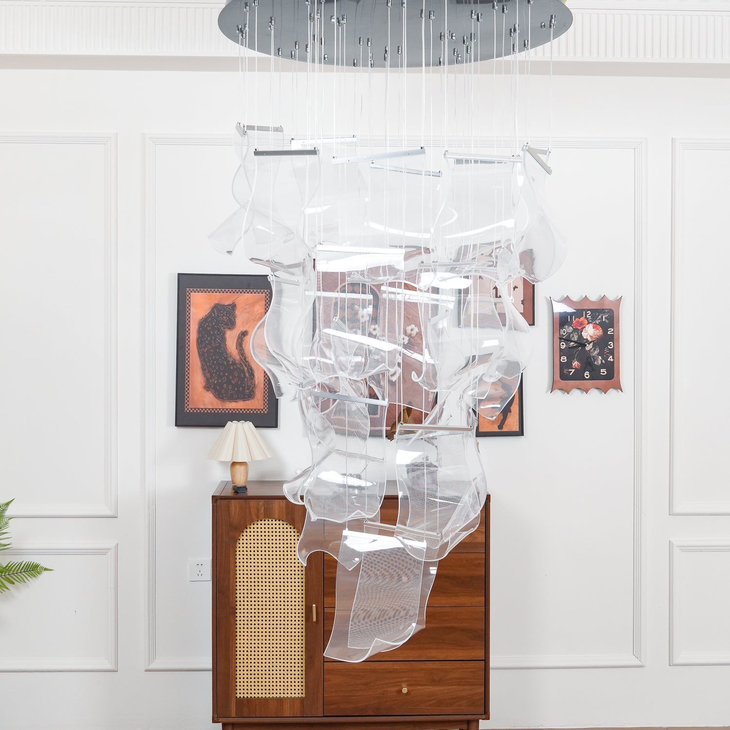 Acrylic LED Chandelier - Lamp Outdoor